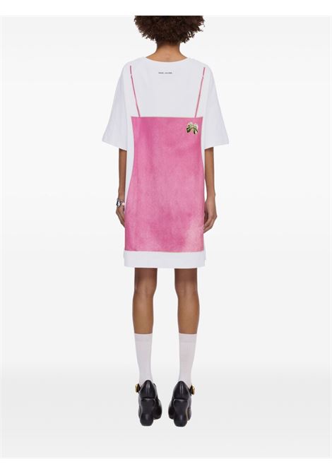 Pink and white Trompe L'Oleil dress Marc Jacobs - women MARC JACOBS | 2S5RDR083C14178